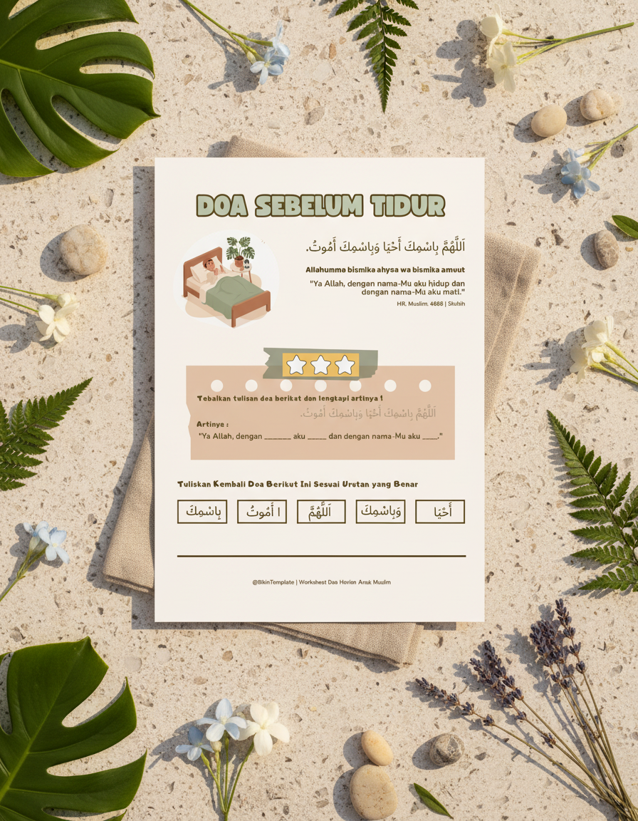 worksheet-doa-harian-anak-muslim